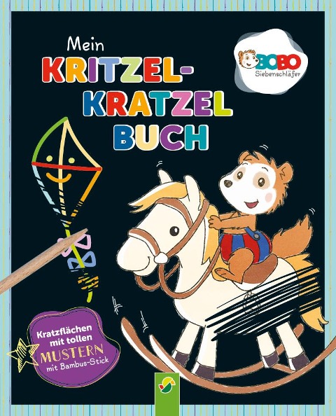 Bobo Siebenschläfer Mein Kritzel-Kratzel-Buch - Schwager & Steinlein Verlag