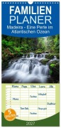 Cover-Bild zum Titel 'Familienplaner 2027 - Madeira - Eine Perle im Atlantischen Ozean mit 5 Spalten (Wandkalender, 21 x 45 cm) CALVENDO' von 'Dennis Westermann'