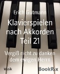 Klavierspielen nach Akkorden Teil 21 - Erich Gutmann