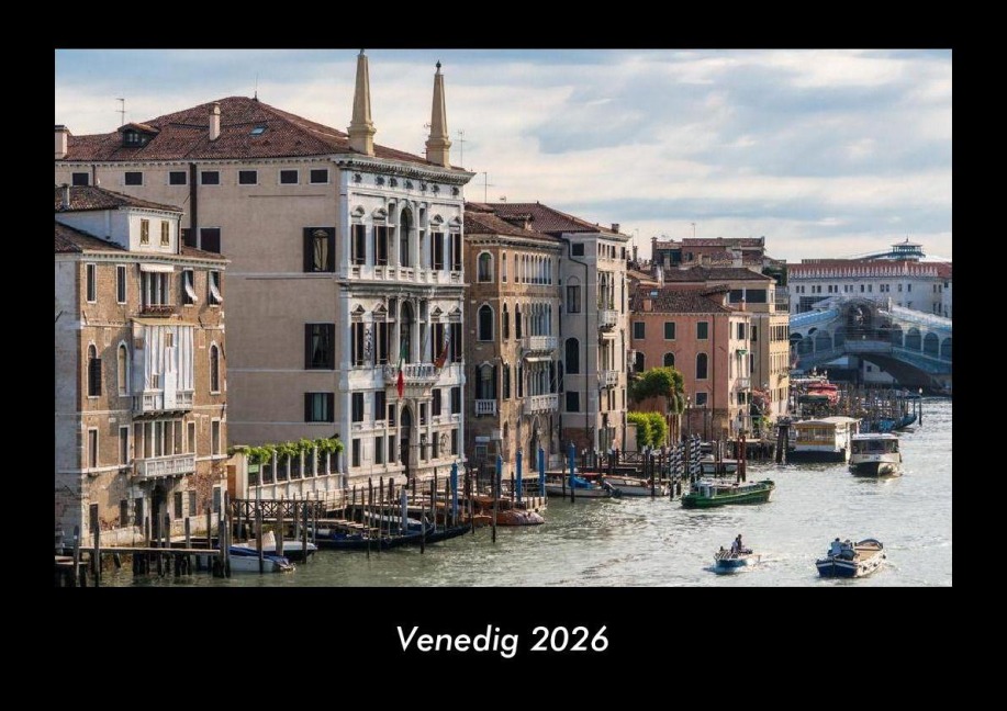 Venedig 2026 Fotokalender DIN A3 - Tobias Becker