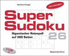 Cover-Bild zum Titel 'Supersudoku 26 (5 Exemplare à 3,99 EUR)' von 'Eberhard Krüger'
