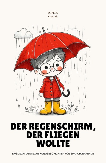 Der Regenschirm, Der Fliegen Wollte: Englisch-deutsche Kurzgeschichten für Sprachlernende - Iopeia English