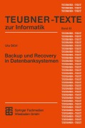 Cover-Bild zum Titel 'Backup und Recovery in Datenbanksystemen' von 'Uta Störl'