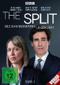 Cover-Bild zum Titel 'The Split - Beziehungsstatus ungeklärt' von 'Abi Morgan, Jane Eden, Louise Ironside, Matt Jones, Isobel Waller-Bridge'