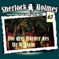 Cover-Bild zum Titel 'Die drei Mörder des Sir William' von 'Arthur Conan Doyle'