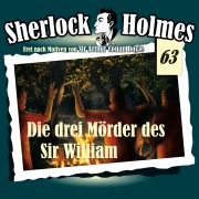 Cover-Bild zum Titel 'Die drei Mörder des Sir William' von 'Arthur Conan Doyle'