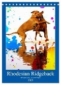 Rhodesian Ridgeback - mit Apps und Co.auf neuen Wegen - (Tischkalender 2025 DIN A5 hoch), CALVENDO Monatskalender - Dagmar Behrens