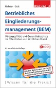 Cover-Bild zum Titel 'Betriebliches Eingliederungsmanagement (BEM)' von 'Achim Richter, Raymund Gels'