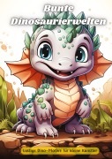 Cover-Bild zum Titel 'Bunte Dinosaurierwelten' von 'Christian Hagen'