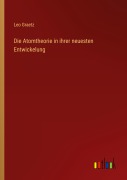 Cover-Bild zum Titel 'Die Atomtheorie in ihrer neuesten Entwickelung' von 'Leo Graetz'