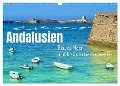 Andalusien, blaues Meer und historische Bauwerke (Wandkalender 2025 DIN A3 quer), CALVENDO Monatskalender - Herbert Böck