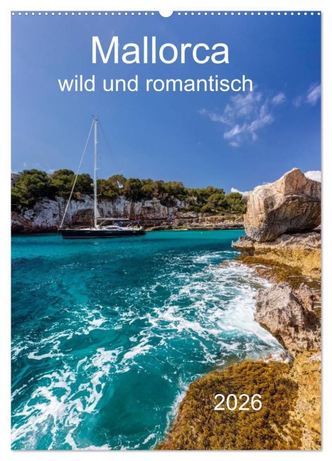 Mallorca - wild und romantisch (Wandkalender 2026 DIN A2 hoch), CALVENDO Monatskalender - Jürgen Seibertz