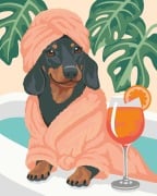 Cover-Bild zum Titel 'CreArt Adults Trend - Entspannte Dackeldame' von ''