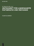 Zeitschrift für Angewandte Mathematik und Mechanik. Volume 64, Number 9 - 