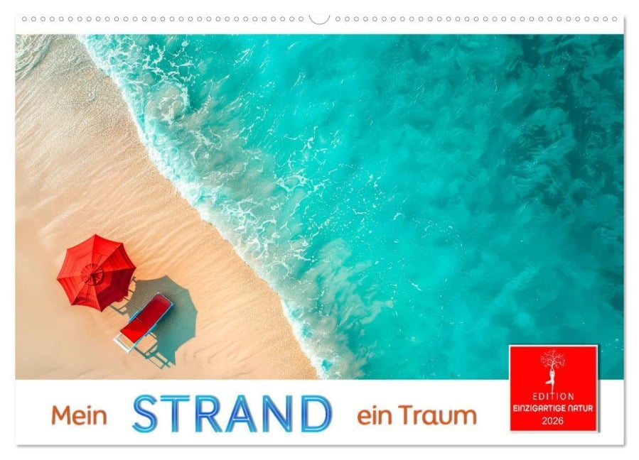 Mein Strand - ein Traum (Wandkalender 2026 DIN A2 quer), CALVENDO Monatskalender - Peter Roder