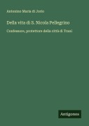 Cover-Bild zum Titel 'Della vita di S. Nicola Pellegrino' von 'Antonino Maria Di Jorio'