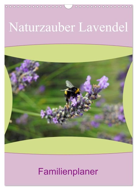 Naturzauber Lavendel - Familienplaner (Wandkalender 2027 DIN A3 hoch), CALVENDO Monatskalender - Babett Paul - Babett's Bildergalerie