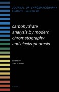 Cover-Bild zum Titel 'Carbohydrate Analysis by Modern Chromatography and Electrophoresis' von 'Ziad El Rassi'