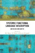 Systemic Functional Language Description - 