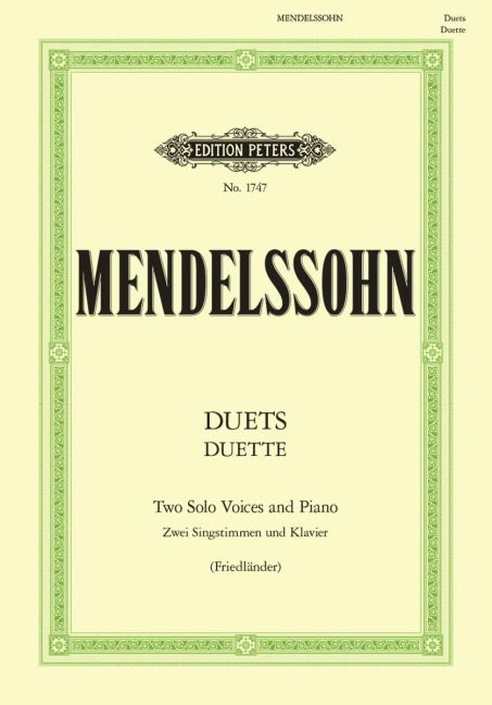 Duette - Felix Mendelssohn Bartholdy