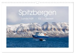 Cover-Bild zum Titel 'Spitzbergen - Landschaft - Eis - Tierwelt (Wandkalender 2026 DIN A3 quer), CALVENDO Monatskalender' von 'Andreas Huppert'