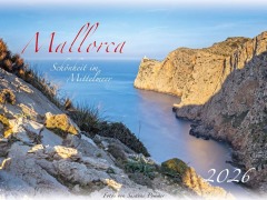 Cover-Bild zum Titel 'Mallorca - Schönheit im Mittelmeer Kalender 2026' von 'Susanne Pommer, Frank Pommer'