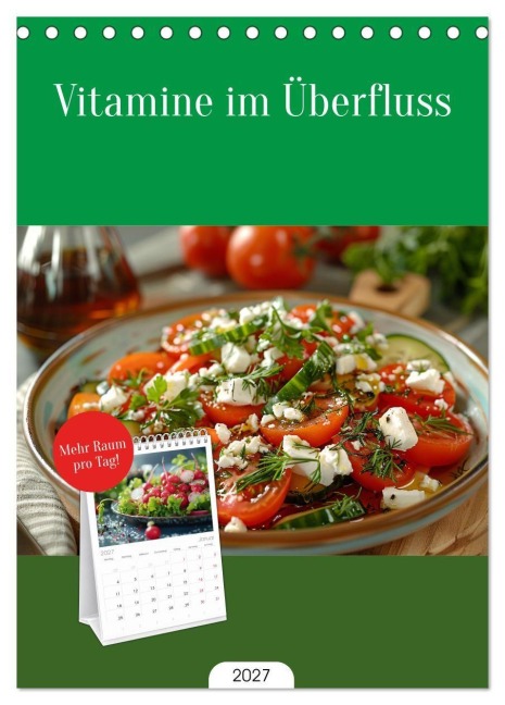 Tischplaner 2027 - Vitamine im Überfluss (A5 Tischkalender zum Aufstellen) CALVENDO - Kerstin Waurick