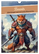 Cover-Bild zum Titel 'Beasts - Edle Krieger und verruchte Bösewichte (Wandkalender 2026 DIN A4 hoch), CALVENDO Monatskalender' von 'Sell Pixs:Sell'