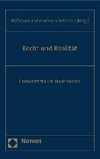 Cover-Bild zum Titel 'Recht und Realität' von ''