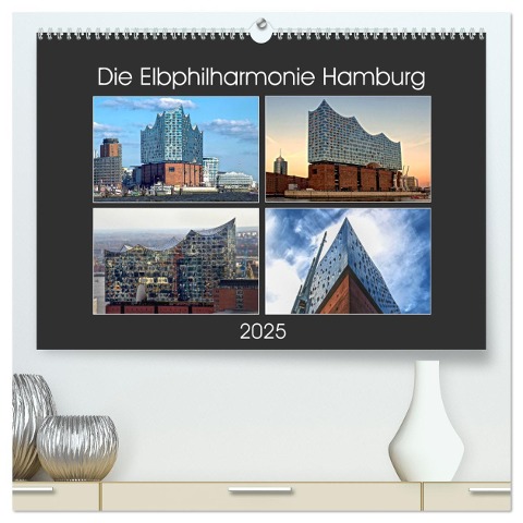Die Elbphilharmonie Hamburg (hochwertiger Premium Wandkalender 2025 DIN A2 quer), Kunstdruck in Hochglanz - Hamburg Mirko Weigt