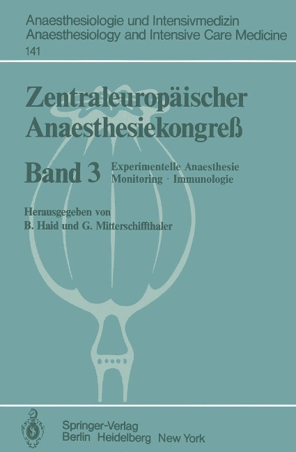 Zentraleuropäischer Anaesthesiekongreß - 