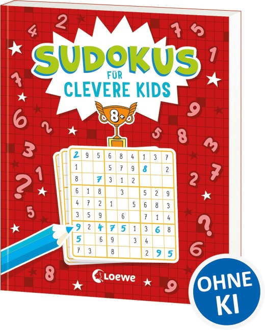 Sudokus für clevere Kids 8+ [rot] - 