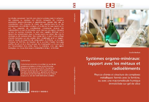 Systèmes organo-minéraux: rapport avec les métaux et radioéléments - Cecile Barbot