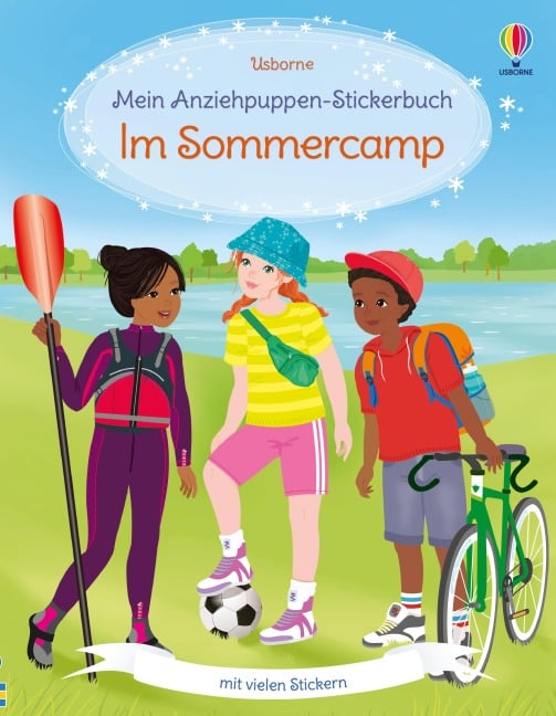 Mein Anziehpuppen-Stickerbuch: Im Sommercamp - 