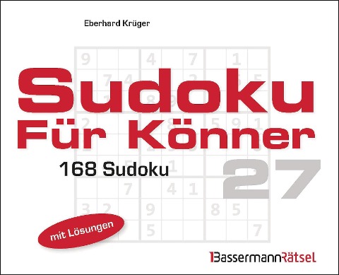 Sudoku für Könner 27 (5 Exemplare à 2,99 EUR) - Eberhard Krüger
