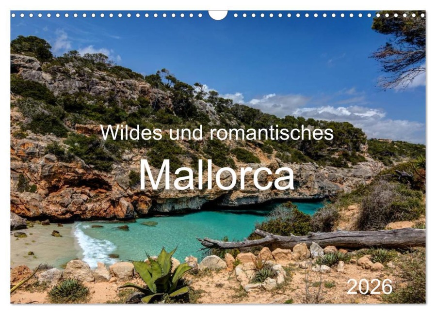 Wildes und romantisches Mallorca (Wandkalender 2026 DIN A3 quer), CALVENDO Monatskalender - Jürgen Seibertz