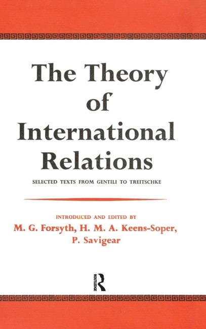 The Theory of International Relations - Friedrich Lutz