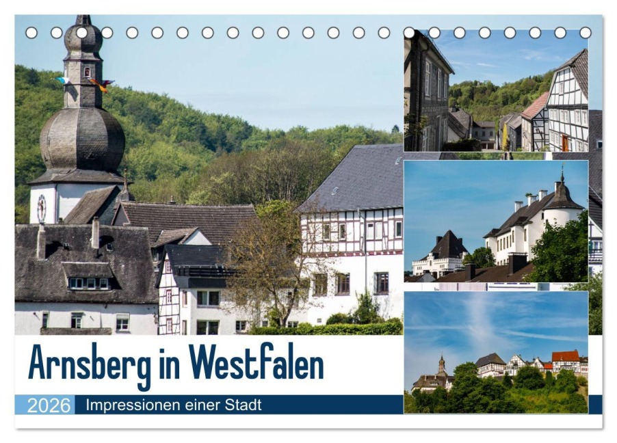 Arnsberg in Westfalen (Tischkalender 2026 DIN A5 quer), CALVENDO Monatskalender - Christof Möller
