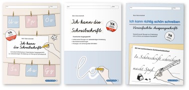 Cover-Bild zum Titel 'Ich kann die Schreibschrift Teil A + Teil B und Übungsheft in Vereinfachter Ausgangsschrift' von 'Katrin Langhans'