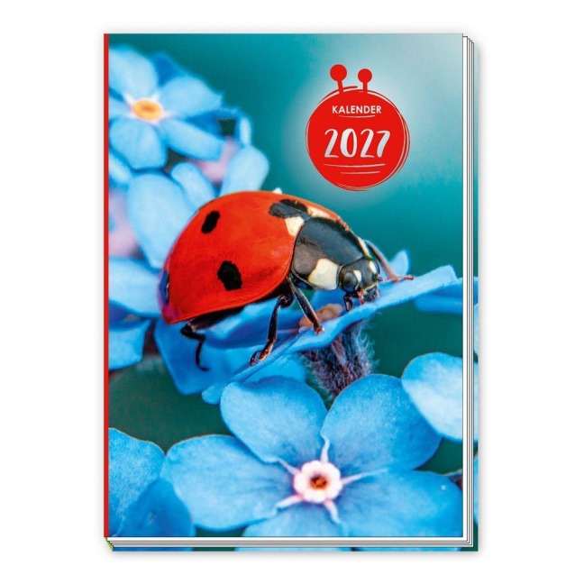 TRÖTSCH - Taschenkalender A7 Marienkäfer 2027 - 