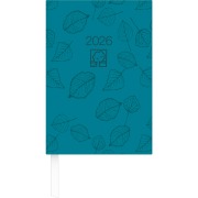 Cover-Bild zum Titel 'Wochenbuch türkis 2026 - Bürokalender 14,6x21 cm - 1 Woche auf 2 Seiten - 128 Seiten - Notizbuch - Blauer Engel - 766-0717' von ''
