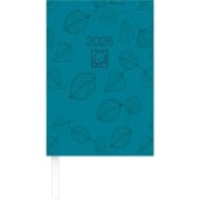 Cover-Bild zum Titel 'Wochenbuch türkis 2026 - Bürokalender 14,6x21 cm - 1 Woche auf 2 Seiten - 128 Seiten - Notizbuch - Blauer Engel - 766-0717' von ''