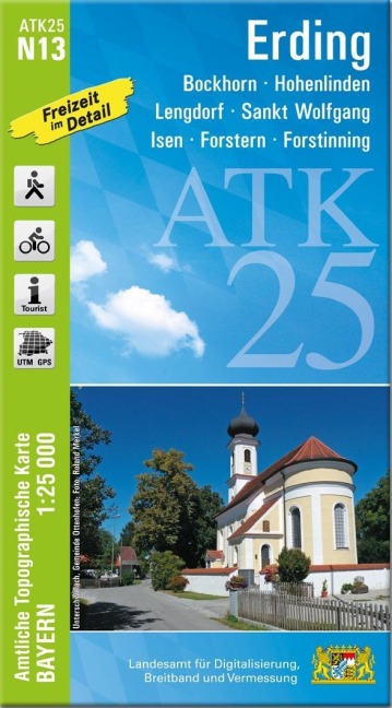 ATK25-N13 Erding (Amtliche Topographische Karte 1:25000) - 