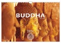BUDDHA - Ein sanftes Lächeln (Wandkalender 2024 DIN A4 quer), CALVENDO Monatskalender - Mario Weigt