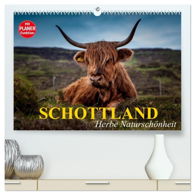 Schottland. Herbe Naturschönheit (hochwertiger Premium Wandkalender 2026 DIN A2 quer), Kunstdruck in Hochglanz - Elisabeth Stanzer