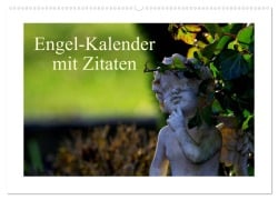 Engel-Kalender mit Zitaten (Wandkalender 2025 DIN A2 quer), CALVENDO Monatskalender - Tanja Riedel