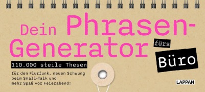 Cover-Bild zum Titel 'Dein Phrasen-Generator fürs Büro' von 'Jana Legal'