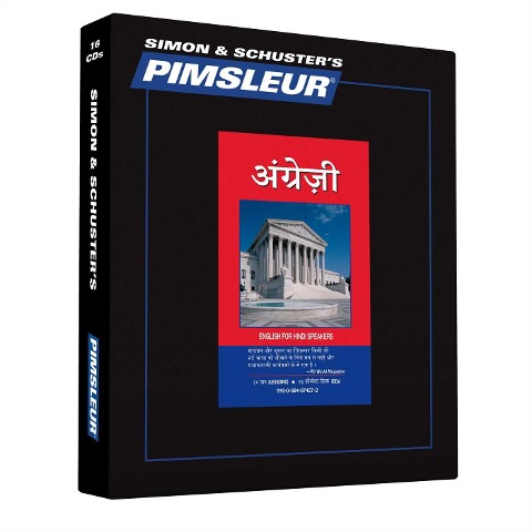 Pimsleur English for Hindi Speakers Level 1 CD: Learn to Speak and Understand English as a Second Language with Pimsleur Language Programs - Pimsleur