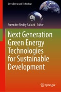 Cover-Bild zum Titel 'Next Generation Green Energy Technologies for Sustainable Development' von ''