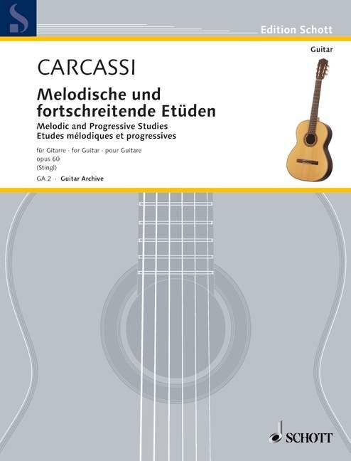Melodische und fortschreitende Etüden - Matteo Carcassi